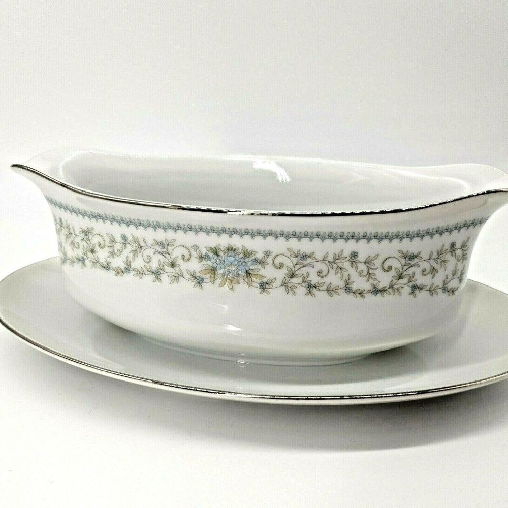 Gravy Boat Nitto Hanover Set Attached Underplate 4867 Japan Replacement Collect